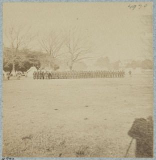 The 1st South Carolina Volunteer Infantry in Beaufort, c. 1863.